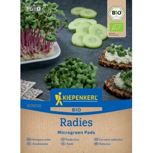 KIEPENKERL BIO Microgreen Pads Reďkovka (Raphanus sativus) 3 ks