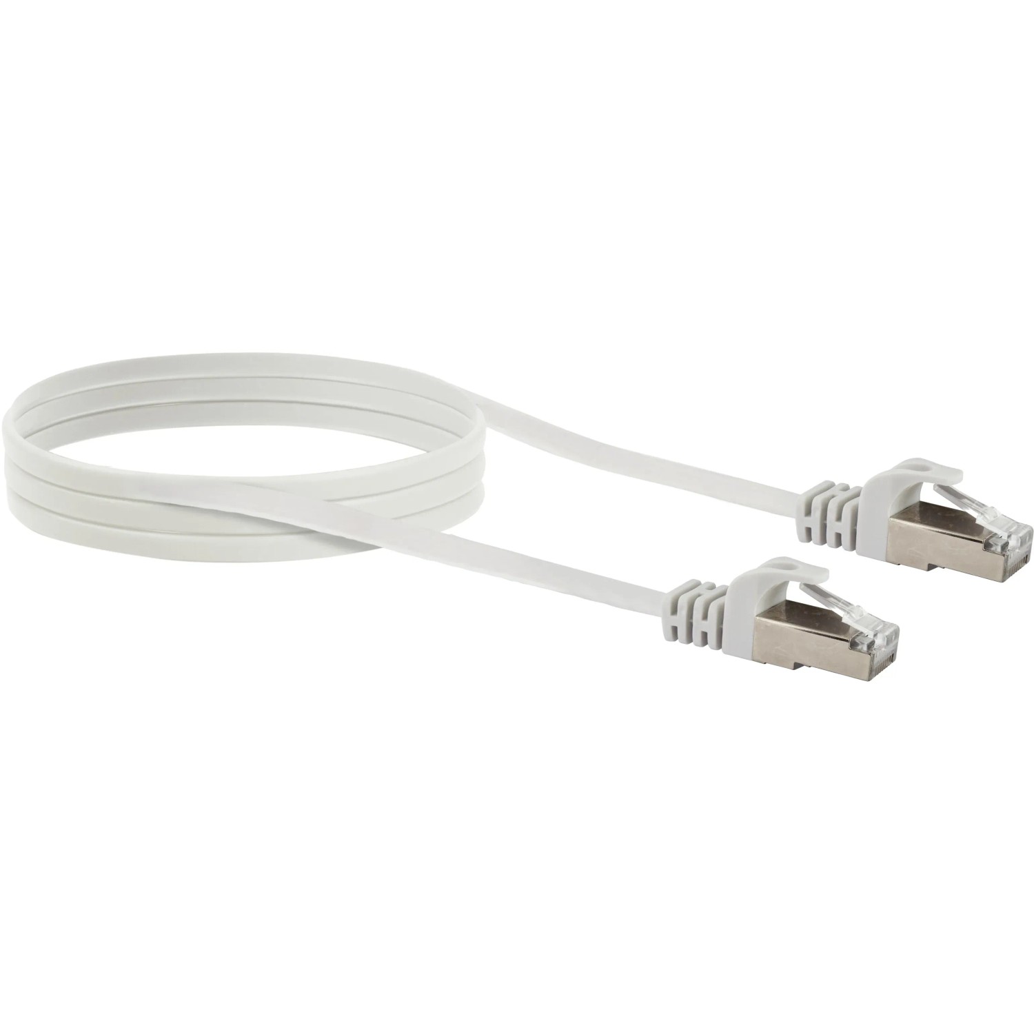 E-shop Schwaiger Sieťový plochý kábel CAT 6 U/FTP konektor RJ45 3 m