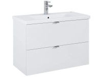 Roca Umývadlová skrinka Cheese 2.0 2Z, biela s vysokým leskom, 53 x 80 x 38,4 cm