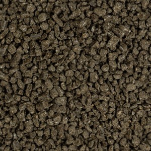 Detailný záber granúl COMPO trávnikového hnojiva + bariéry proti burine, 10kg balenie.