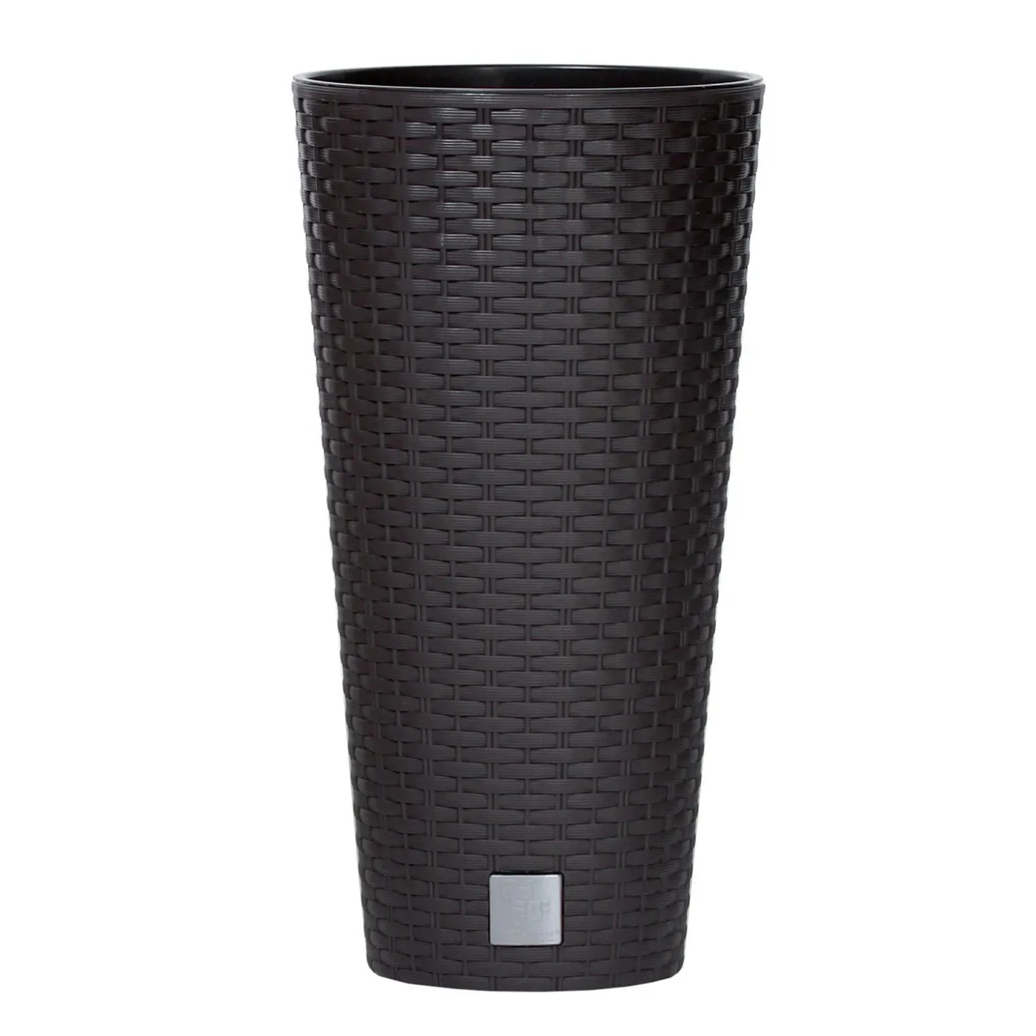 E-shop Prosperplast Kvetináč s vkladom Rato Tubus 25 cm, umbra