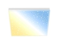 Brilo LED panel s efektom hv. neba 21 W, 2200 lm, 3000-6500 K, pr. 38 x 7 cm