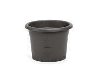 Plastia Samozavlažovací kvetináč Narza antracit pr. 25 cm