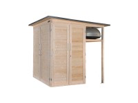 Weka Záhradná skriňa Garten Q Multi, prírodná, 217 x 224 x 224 cm Weka Záhradná skriňa Garten Q Multi, prírodná, 217 x 224 x 224 cm
