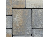 Semmelrock Dlažba Toscano Kombi dymová hnedá, výška 6 cm, 1,08 m2