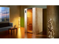 Weka Infračervená kabína Ranua vrát. celosklenených dverí, žiaričov a halogénové