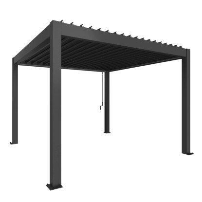 Biohort Pergola 3,5 x 3,5 tmavo sivá 367,5 x 367,5 cm