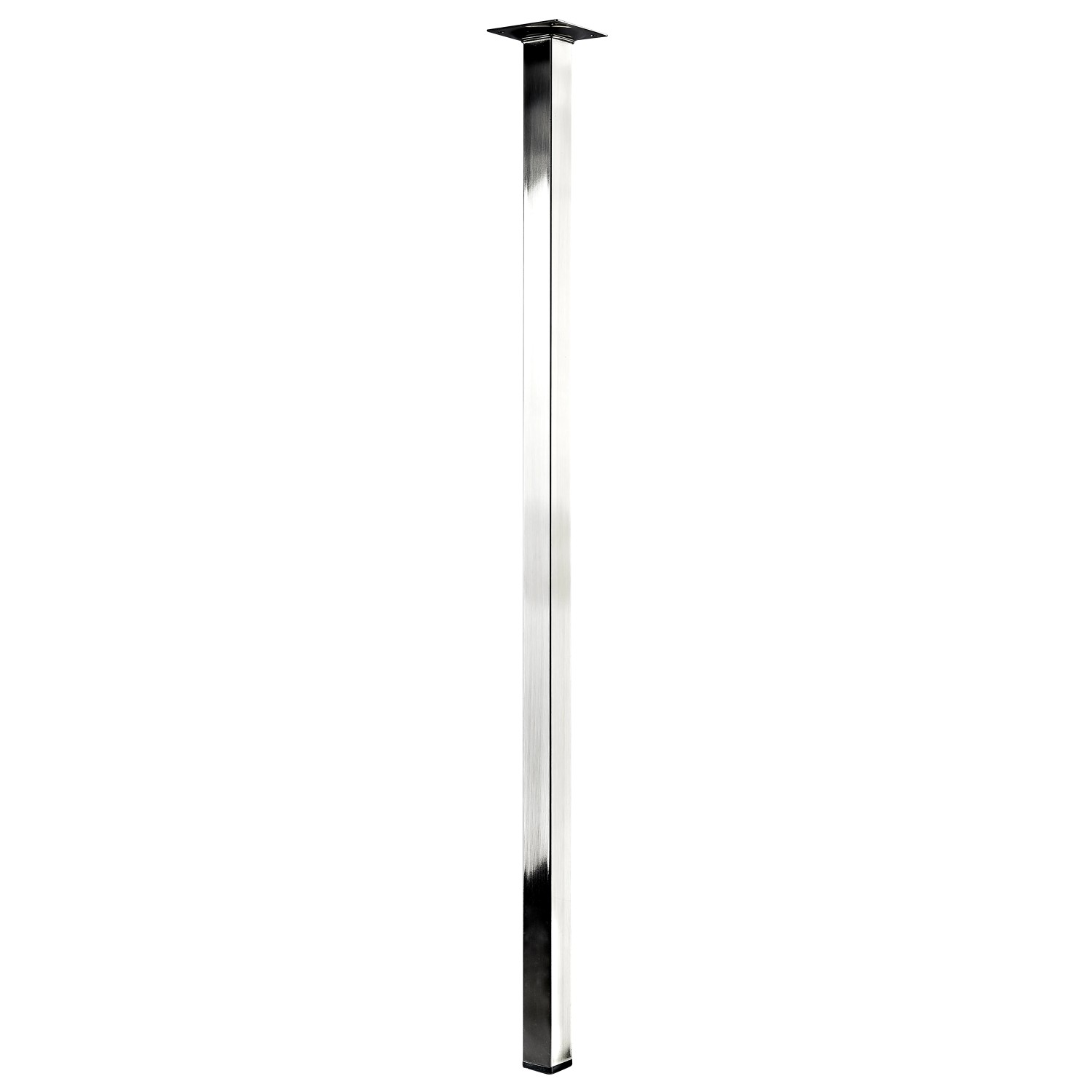 E-shop Hettich Nábytková noha hranatá, nerez, 25 x 25 x 700 mm