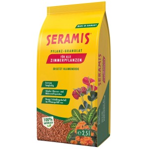 Žlté balenie Seramis granulátu pre izbové rastliny, 2,5 l.