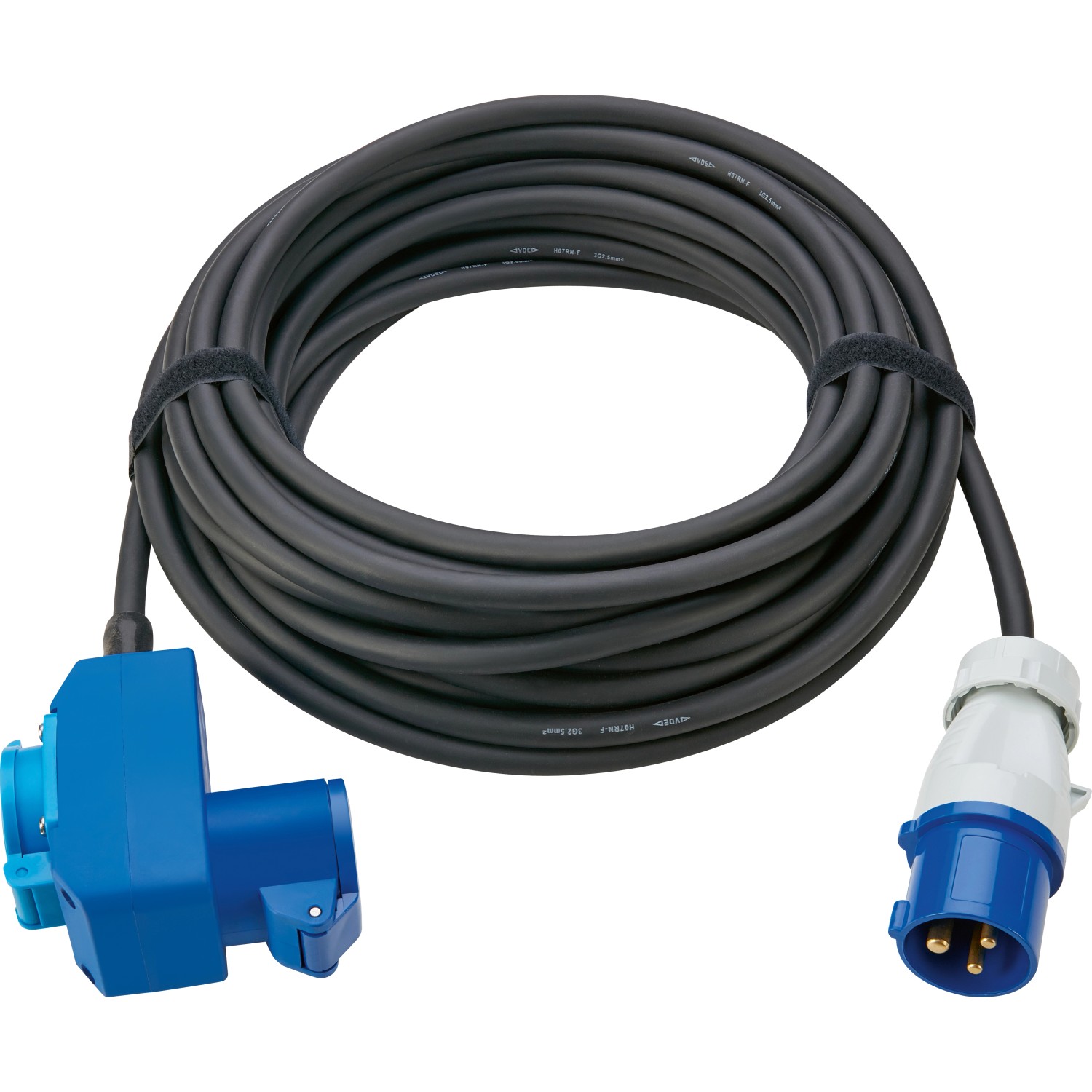 E-shop VLC Predlžovací kábel pre karavan 1xzásuvka, 1xCEE zásuvka, max. 3500 W, 15 m