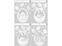 Anděl Přerov Dekoračná okenná fólia, veľkonočný košík, rôzne druhy, 30 x 42 cm Anděl Přerov Dekoračná okenná fólia, veľkonočný košík, rôzne druhy, 30 x 42 cm