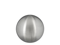 Mica Decorations Dekoračná nerezová matná gulička, strieborná, pr. 8 cm