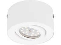 Briloner Stropné LED svietidlo Tube biele okrúhle
