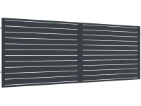 JARMEX Dvojkrídlová brána SALERNO, antracit RAL7016, 1500 x 4000 mm JARMEX Dvojkrídlová brána SALERNO, antracit RAL7016, 1500 x 4000 mm
