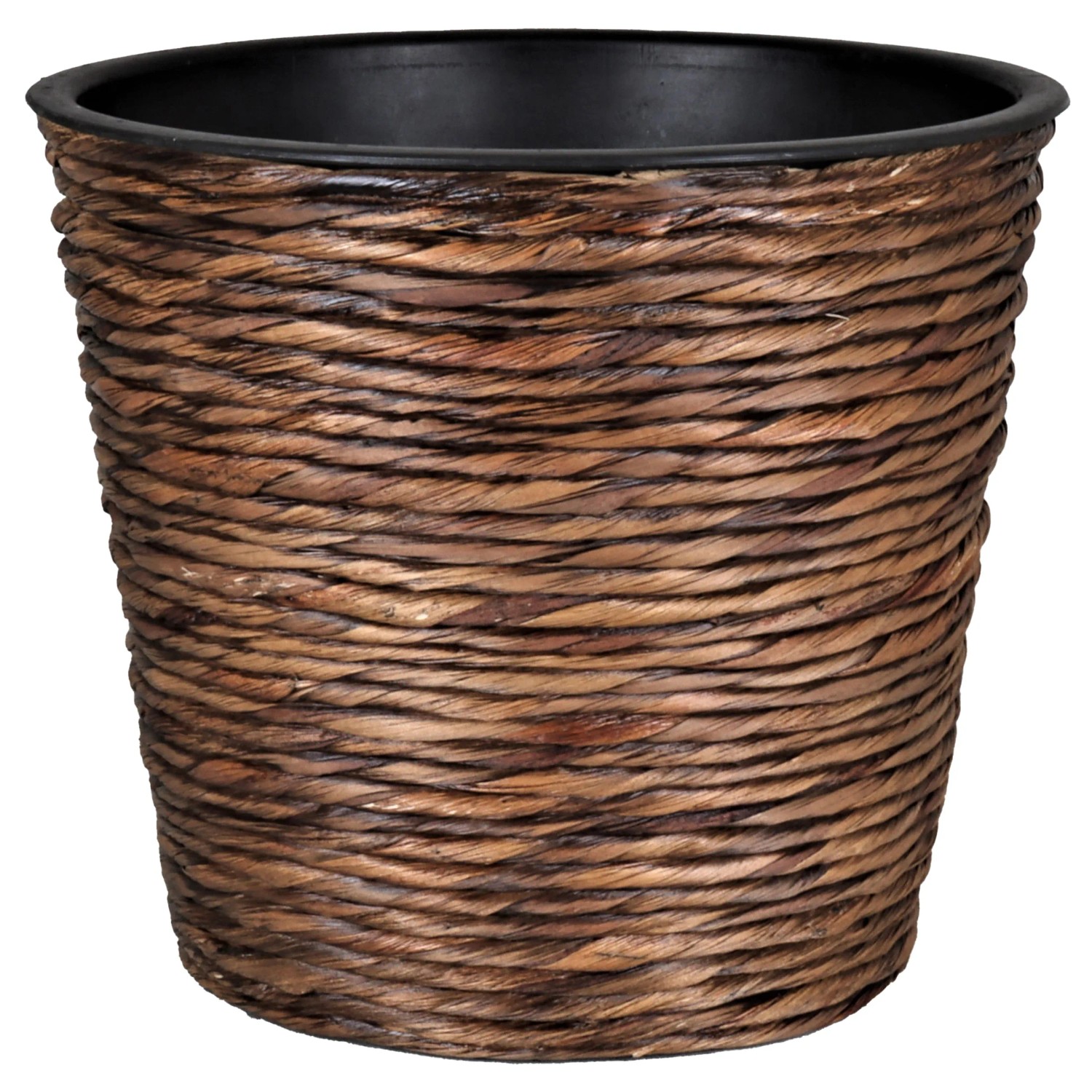 E-shop A.H.G. Kvetináč z vodného hyacintu hnedý pr. 21 x 19 cm