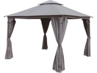 Záhradný altánok Caballo, antracitová, 330 x 330 x 290 cm