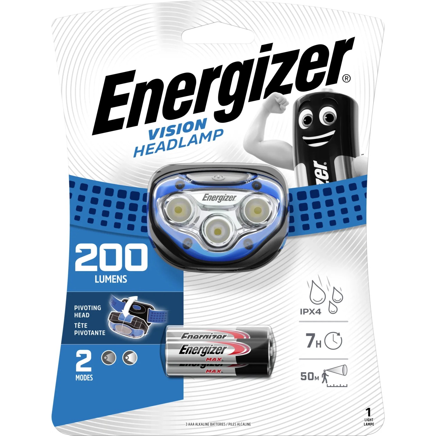 E-shop Energizer Čelovka 6 LED vrátane batérií Alkalina