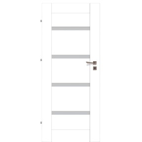 Voster Rámové falcové interiérové dvere PRIX 10, fólia Finish, biela, 70 Ľ