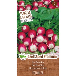 GardenSeed Premium Semienka Reďkovka Poloneza