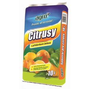 Balenie zeminy pre citrusy. Špeciálna zemina pre zdravý rast a výnos.