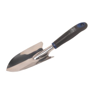 LUX Comfort nerezová ručná lopatka, 18 cm, na záhradníctvo.