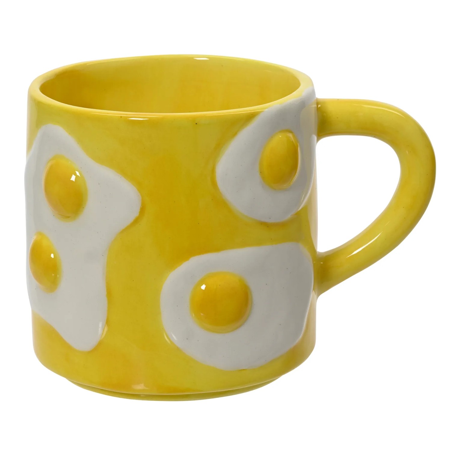 E-shop Kaemingk Hrnček z dolomitu s vajcom 13,6 x 8,8 x 10,2 cm