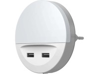 Ledvance LED nočné svetlo do zásuvky Lunetta USB White 13W 3lm 3000K Ledvance LED nočné svetlo do zásuvky Lunetta USB White 13W 3lm 3000K