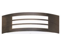 Rabalux Vonkajšie nástenné svietidlo Roma, antická zlatá, 31,8 x 10 cm