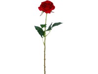 Umelá ruža červená 52 cm