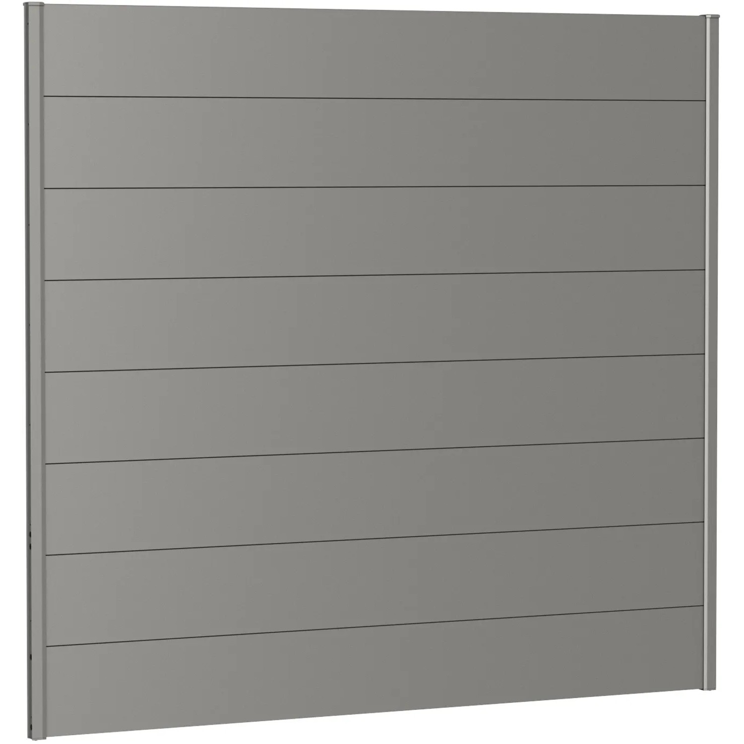 E-shop Biohort Plný plot bez presklenia kremeňovo sivý, 200 x 180 cm