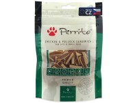 Perrito Maškrta pre psov Sendviče z kuracieho mäsa a tresky 100 g Perrito Maškrta pre psov Sendviče z kuracieho mäsa a tresky 100 g