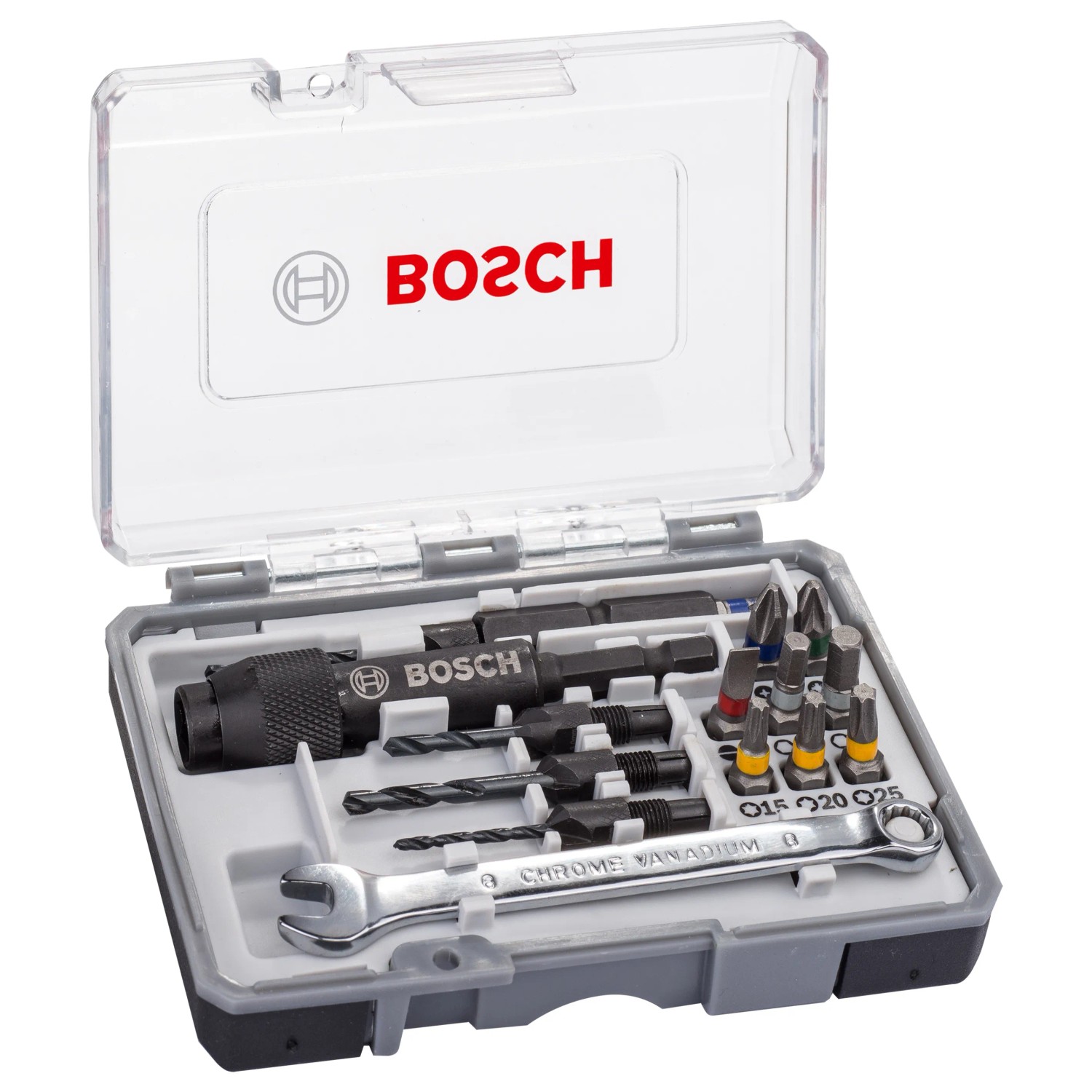 E-shop Bosch Sada špirálových vrtákov HSS a skrutkovacích nástavcov Extra Hard, 20diel