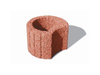 Semmelrock Svahová tvárnica 30 cm, výška 20 cm červená