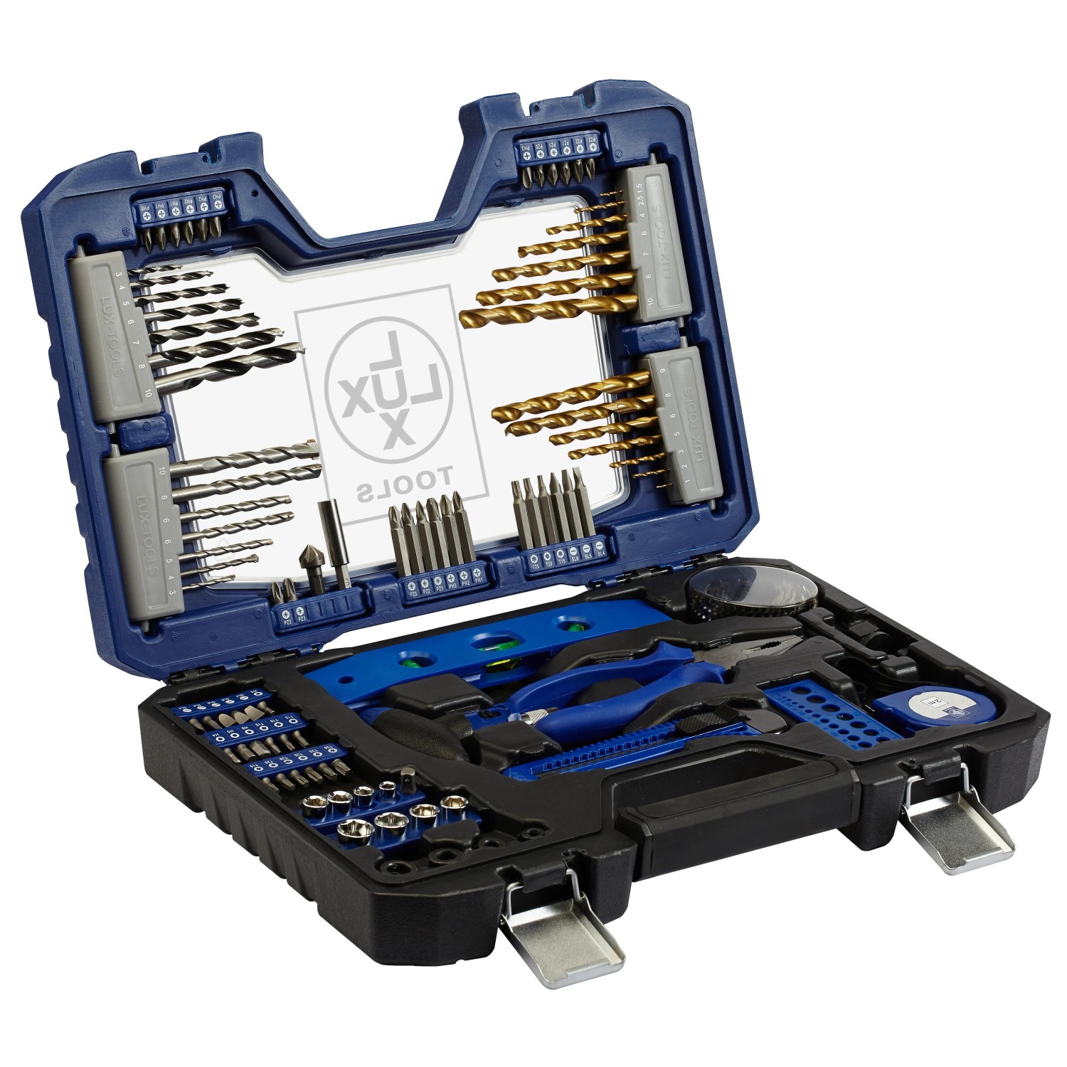 LUX-TOOLS Súprava vrtákov bitov a náradia 100-dielna