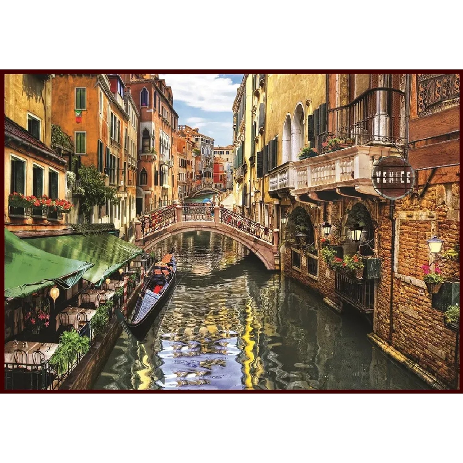 E-shop Bondecor Obraz Putframe Mesto 70 x 100 cm