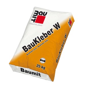 Vrece BauMit Baukleber W, 25kg, pre obklady a dlažby.