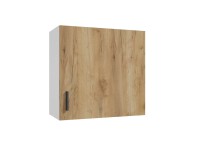 Deftrans Horná kuchynská skrinka Gold 1D, zlatý dub/biela, 60 x 58 x 31 cm