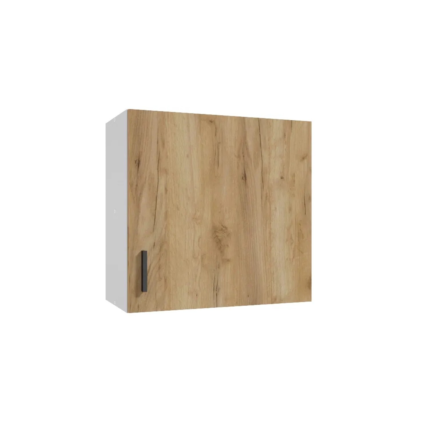 E-shop Deftrans Horná kuchynská skrinka Gold 1D, zlatý dub/biela, 60 x 58 x 31 cm