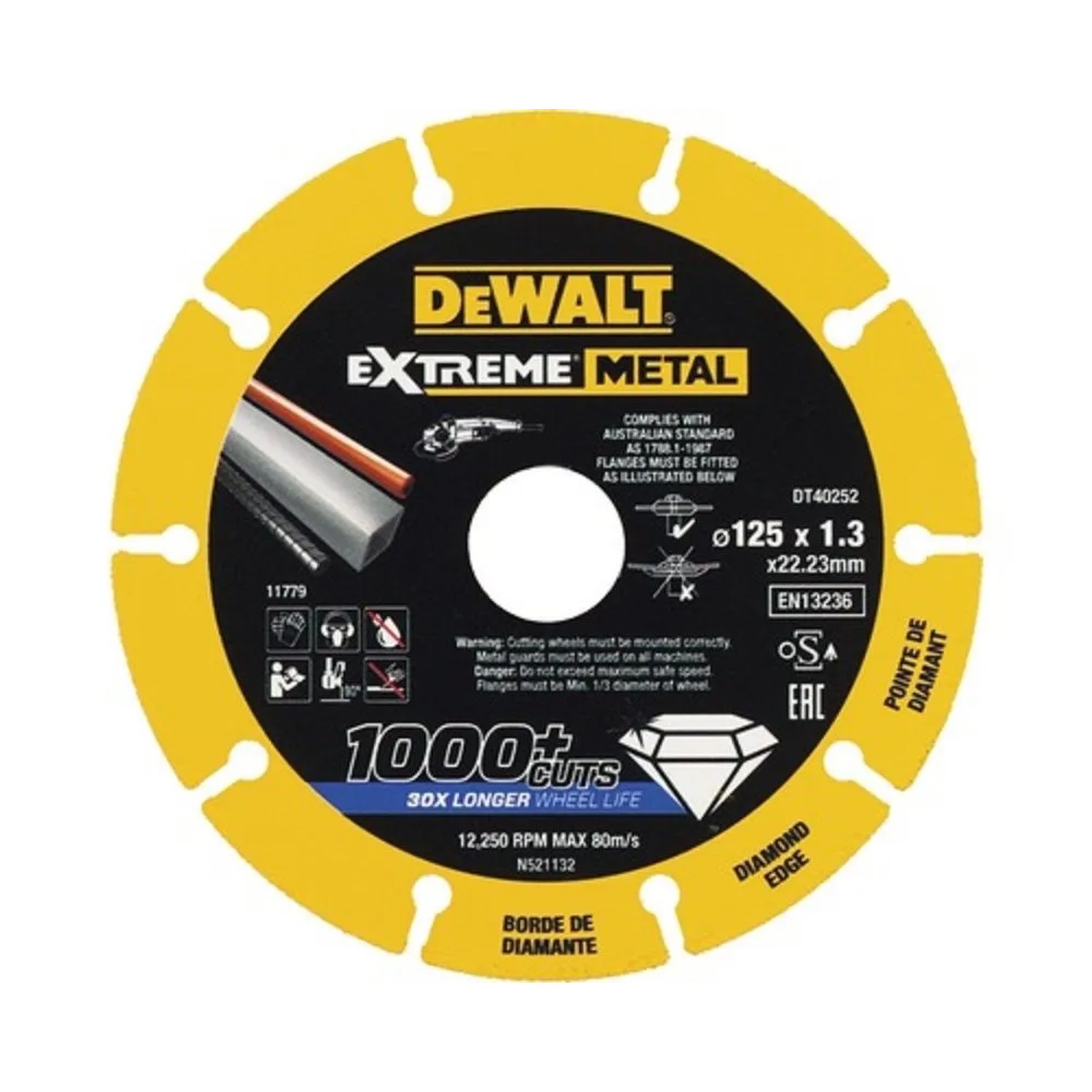 E-shop DeWALT Diamantový rezný kotúč EXTREME METAL 125 mm