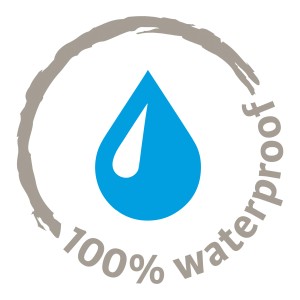 Symbol pre 100% vodotesný kvetináč.