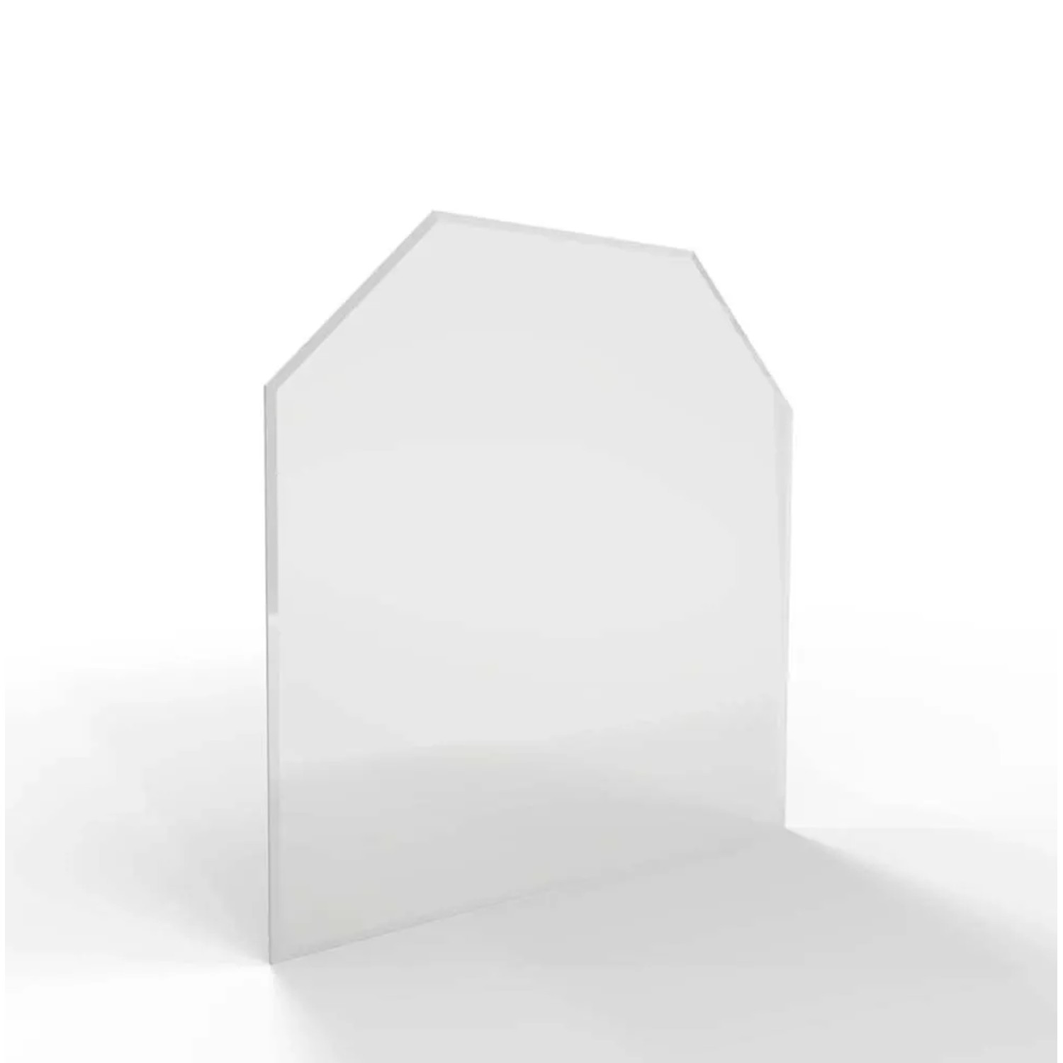 E-shop HS Flamingo Sklo pod kachle šesťhran, číre, 1000 x 1000 x 6 mm