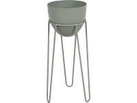 Kovový stojan na rastliny 40 cm x 19 cm x 19 cm zelený