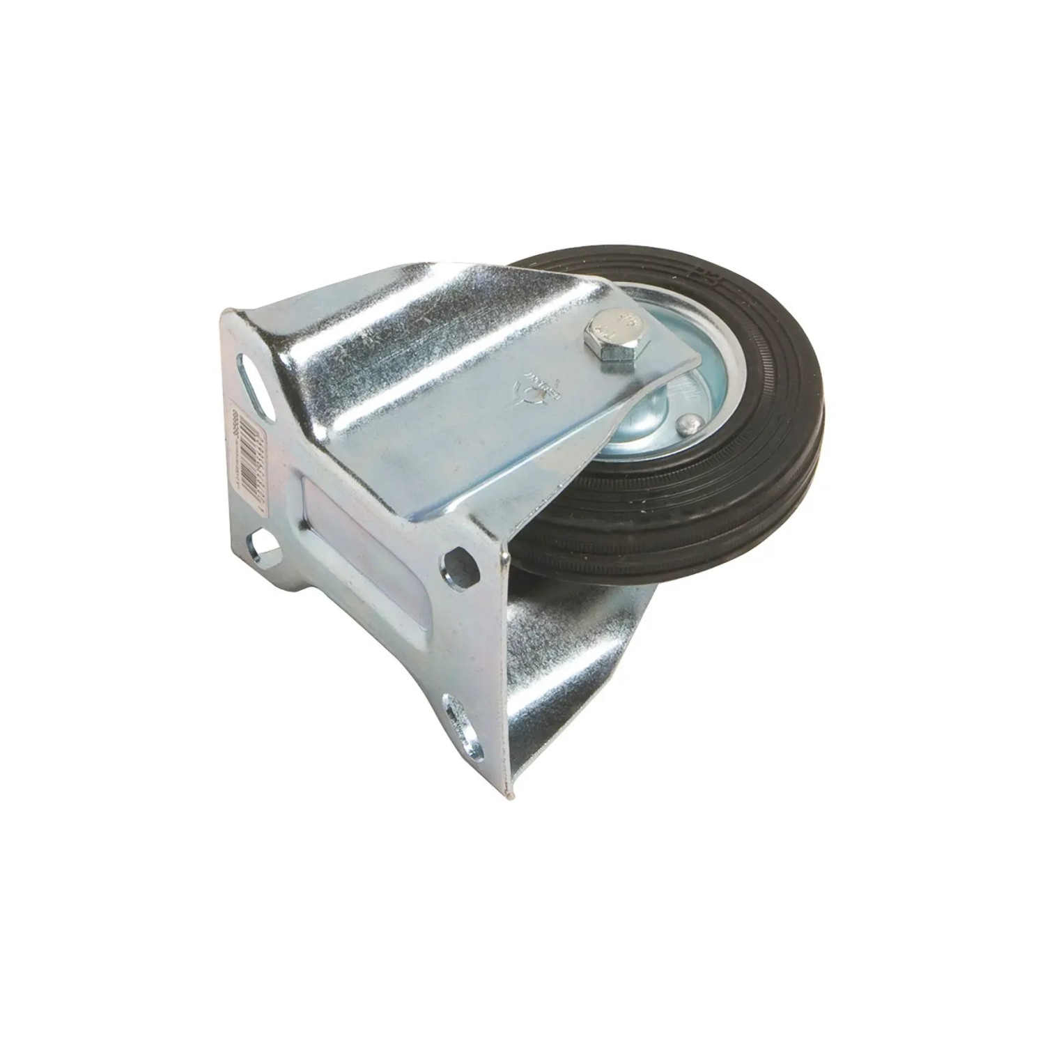E-shop OBI Neotočné prepravné koliesko s obručou, oceľový ráfik, pr. 100 mm, 70 kg