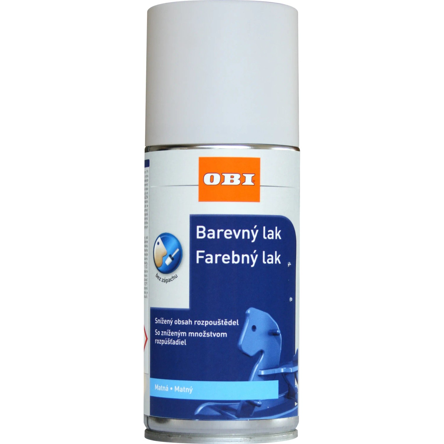 E-shop OBI Lak v spreji matný RAL 9010 biela 150 ml