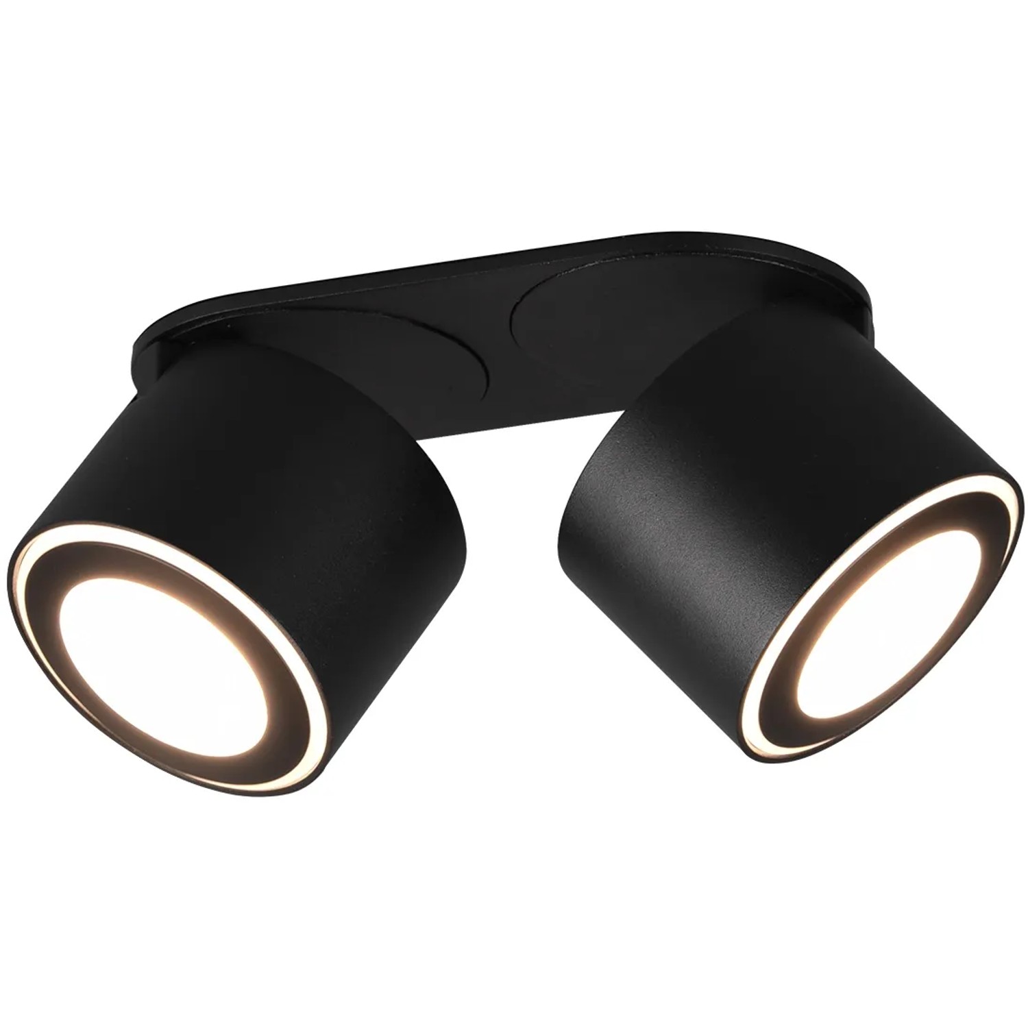 E-shop TRIO LED bodové svietidlo TAURUS čierne matné 2 x 5W 450lm 3000 K 18 x 10 x 8 cm