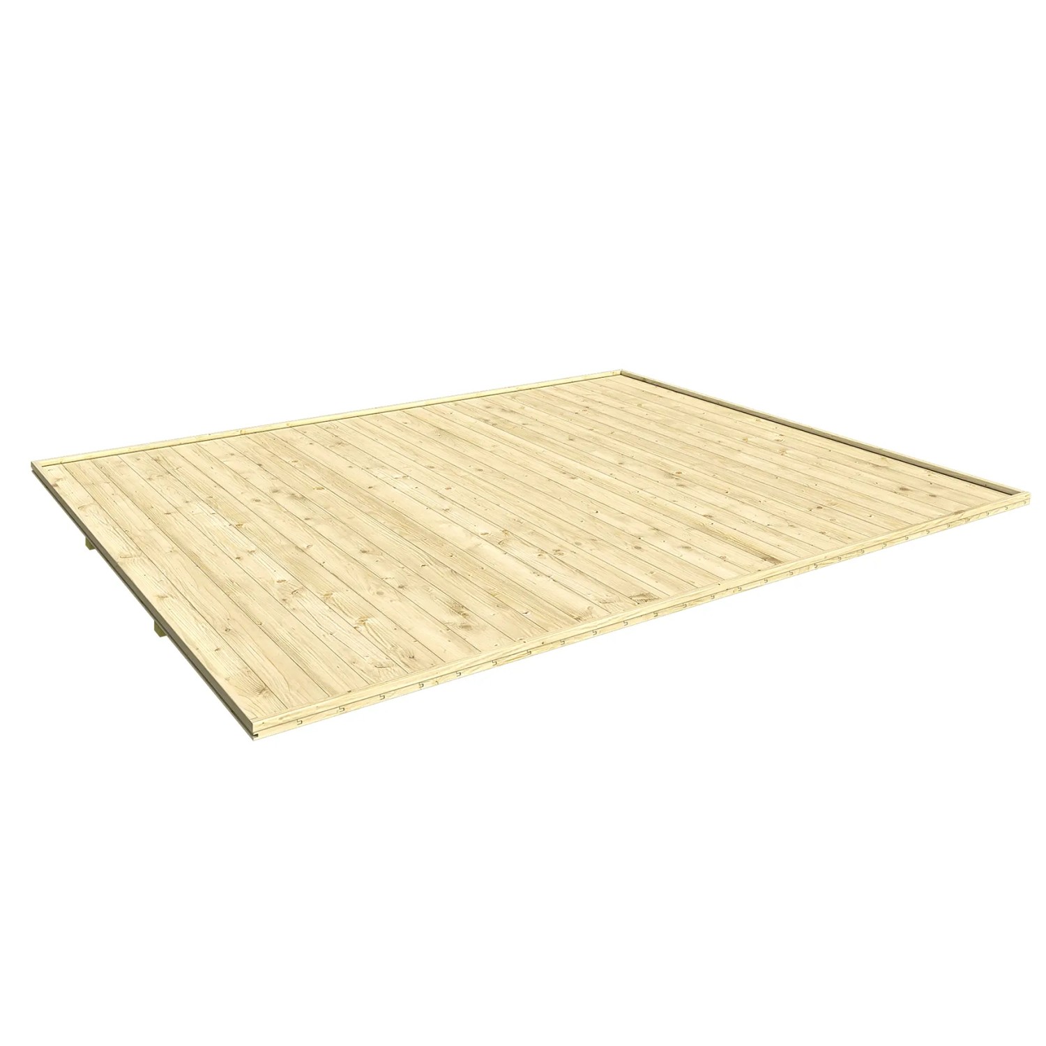 E-shop Weka Podlaha pre drevený záhradný domček Batu 1, prírodná, 200 x 200 cm