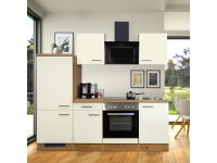Flex-Well Kuchyňa Vintea 220 cm/typ 4 - chladnička/rúra/varná doska/digestor