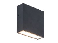 LUTEC LED nást. svietidlo GEMINI FX čierne mat. 9,5W 750lm 3000K IP54 38x110x110