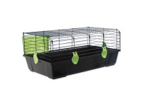 SMALL ANIMALS Klietka pre králiky a morčatá MICHAL čierna/zelená 100 x 55 x 39cm