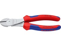Knipex Silové bočné štiepacie kliešte, chrómované, viaczložkové návleky, 180 mm